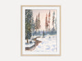 Landscape with Pine Trees - Art Print