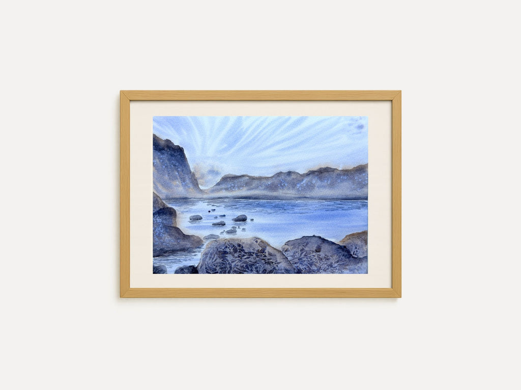 Rocky Mountain - Original Watercolor Painting