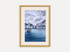 Sail Towards The Mountains - Original Watercolor Painting