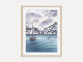 Sail Towards the Mountains - Art Print