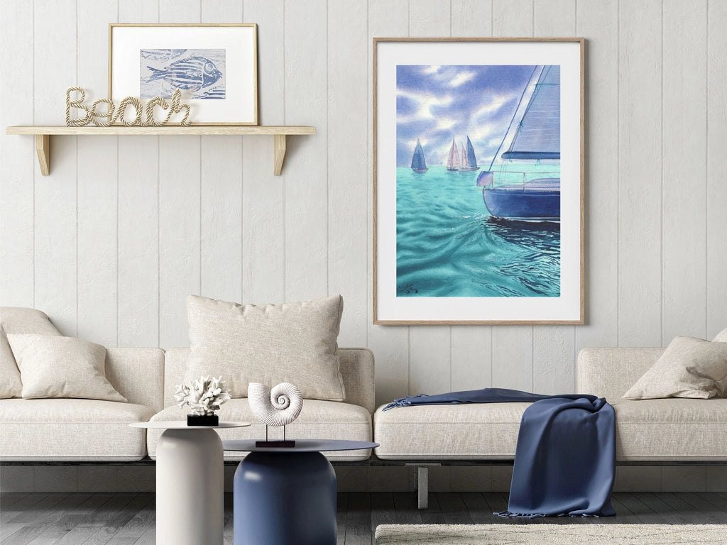 Sailing Regatta - Art Print