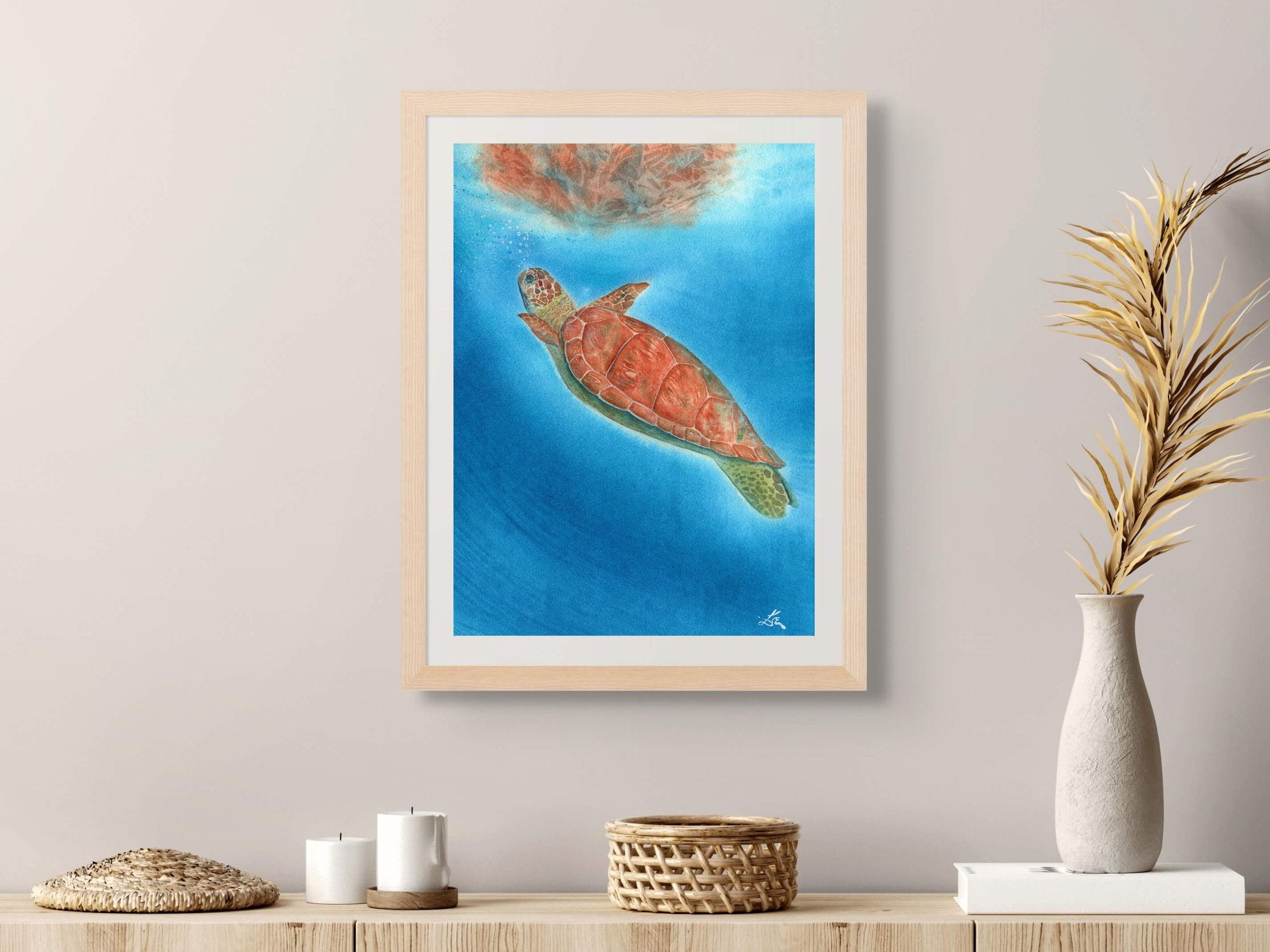 Sea Turtle - Art Print