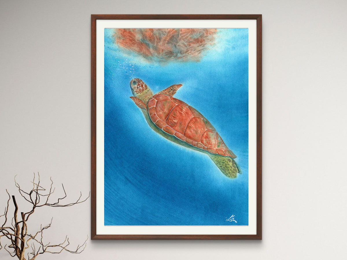 Sea Turtle - Art Print