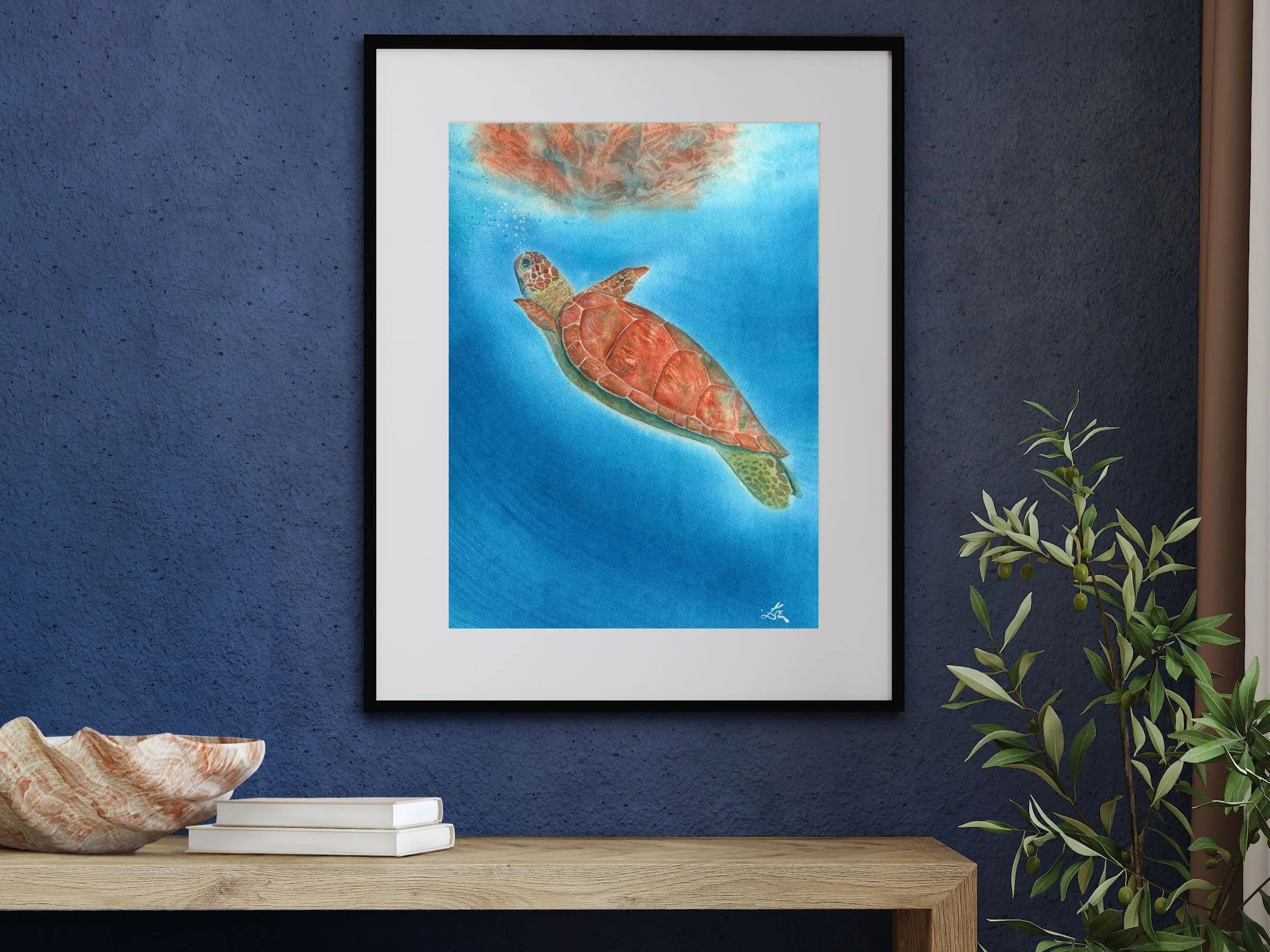 Sea Turtle - Art Print