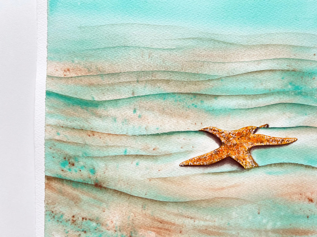 Starfish  - Original Watercolor Painting