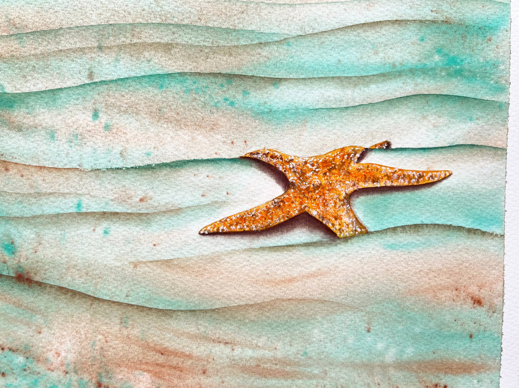 Starfish  - Original Watercolor Painting