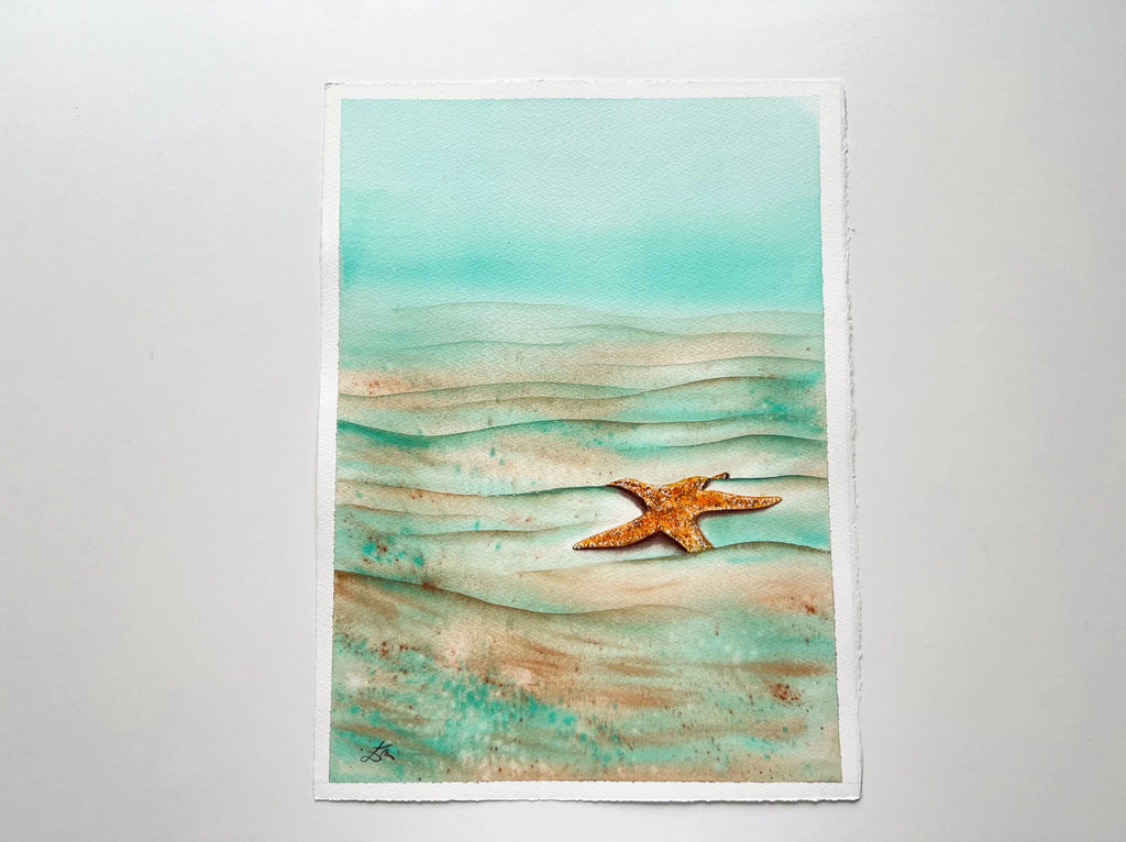 Starfish  - Original Watercolor Painting