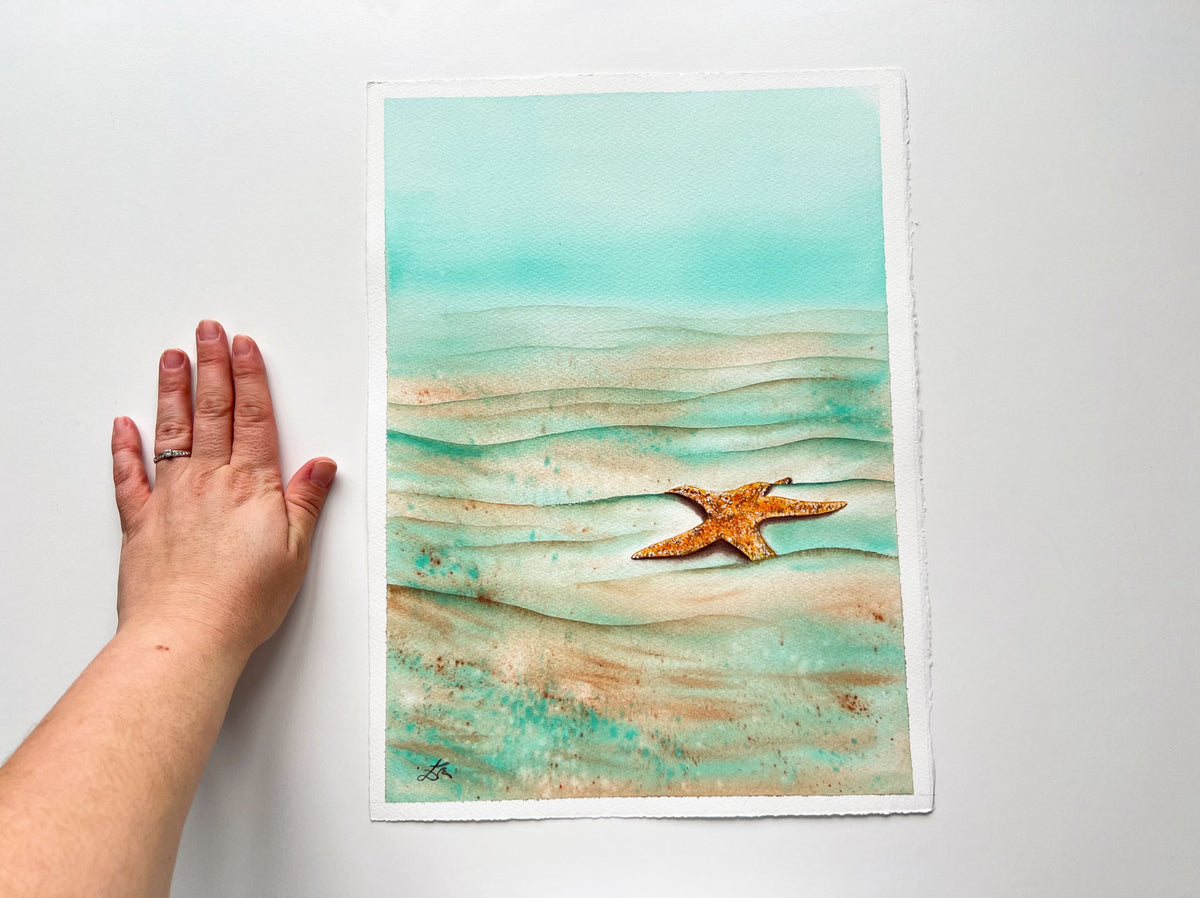 Starfish  - Original Watercolor Painting