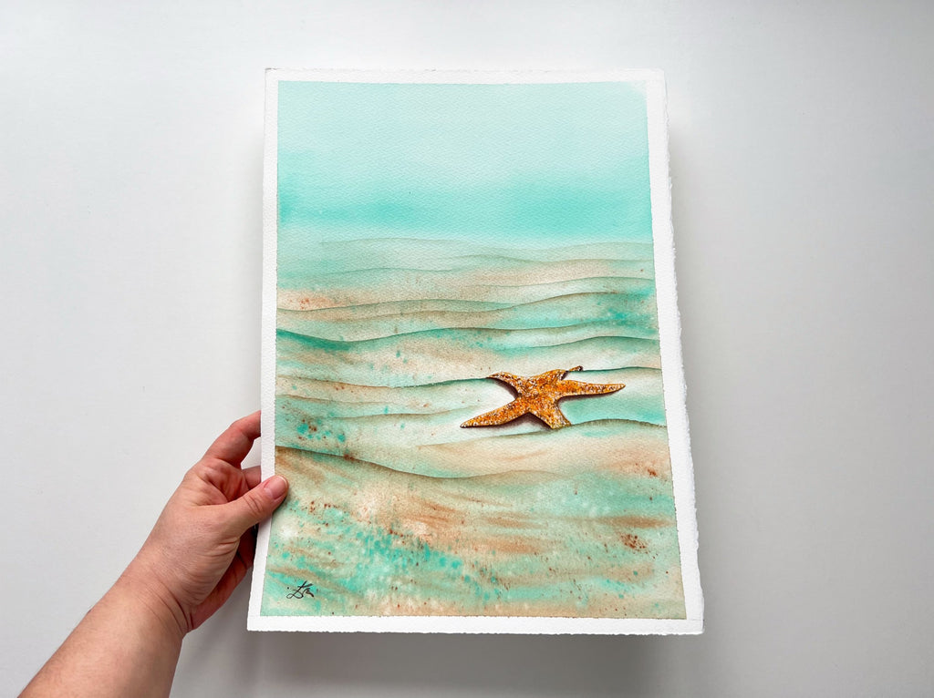 Starfish  - Original Watercolor Painting