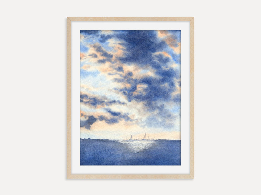 The Light Behind the Storm - Art Print