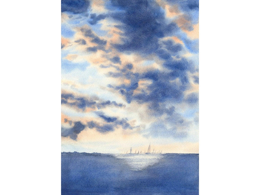 The Light Behind the Storm - Art Print