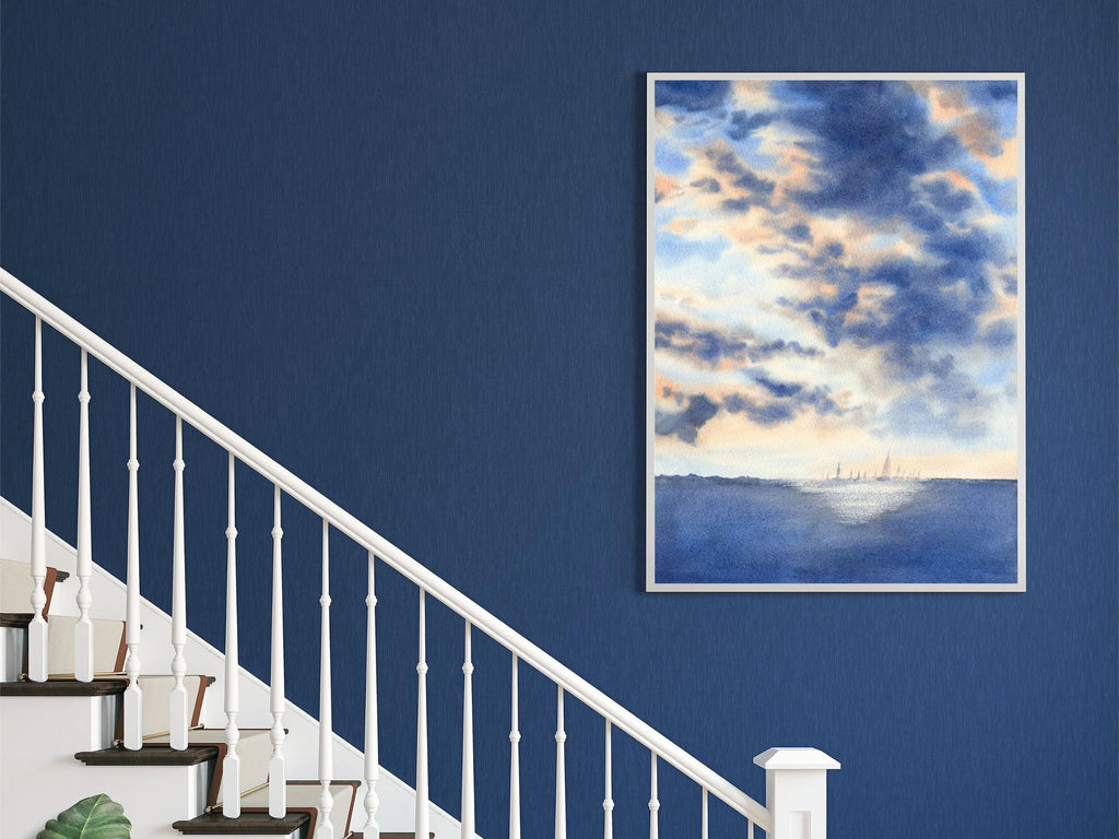 The Light Behind the Storm - Art Print