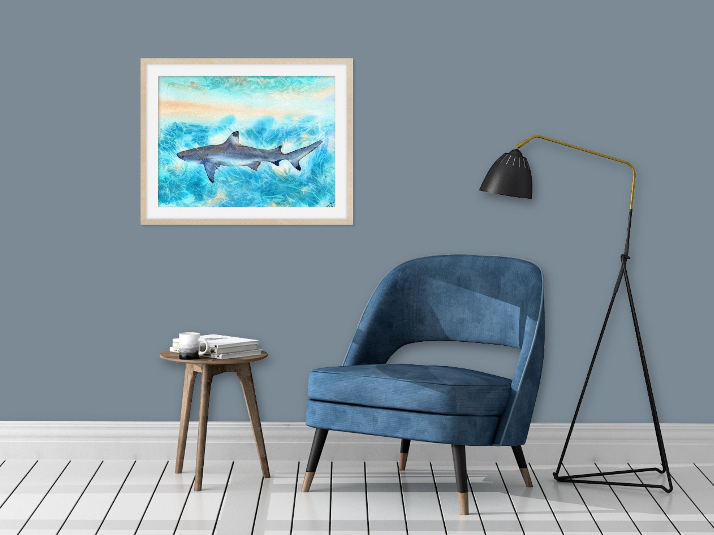 Sunlit Shark  - Art Print