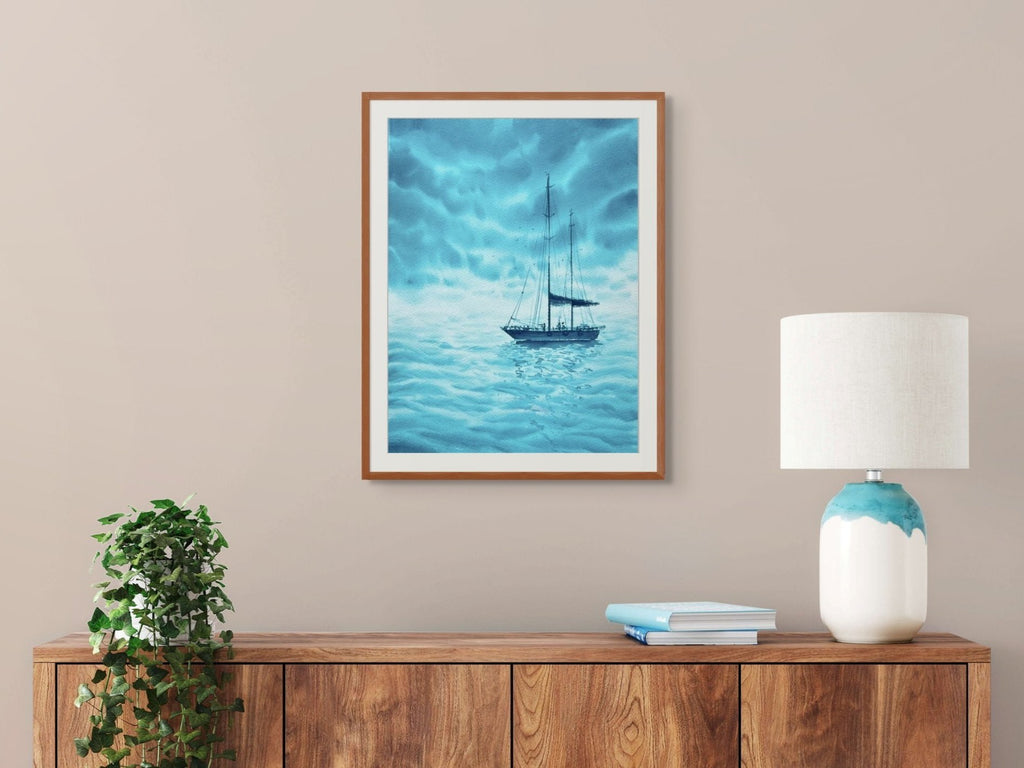 Turquoise Dreams - Original Watercolor Painting