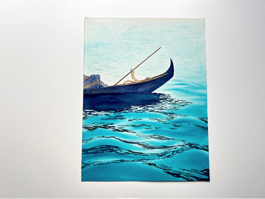 Tales of Reflections - Original Watercolor Painting