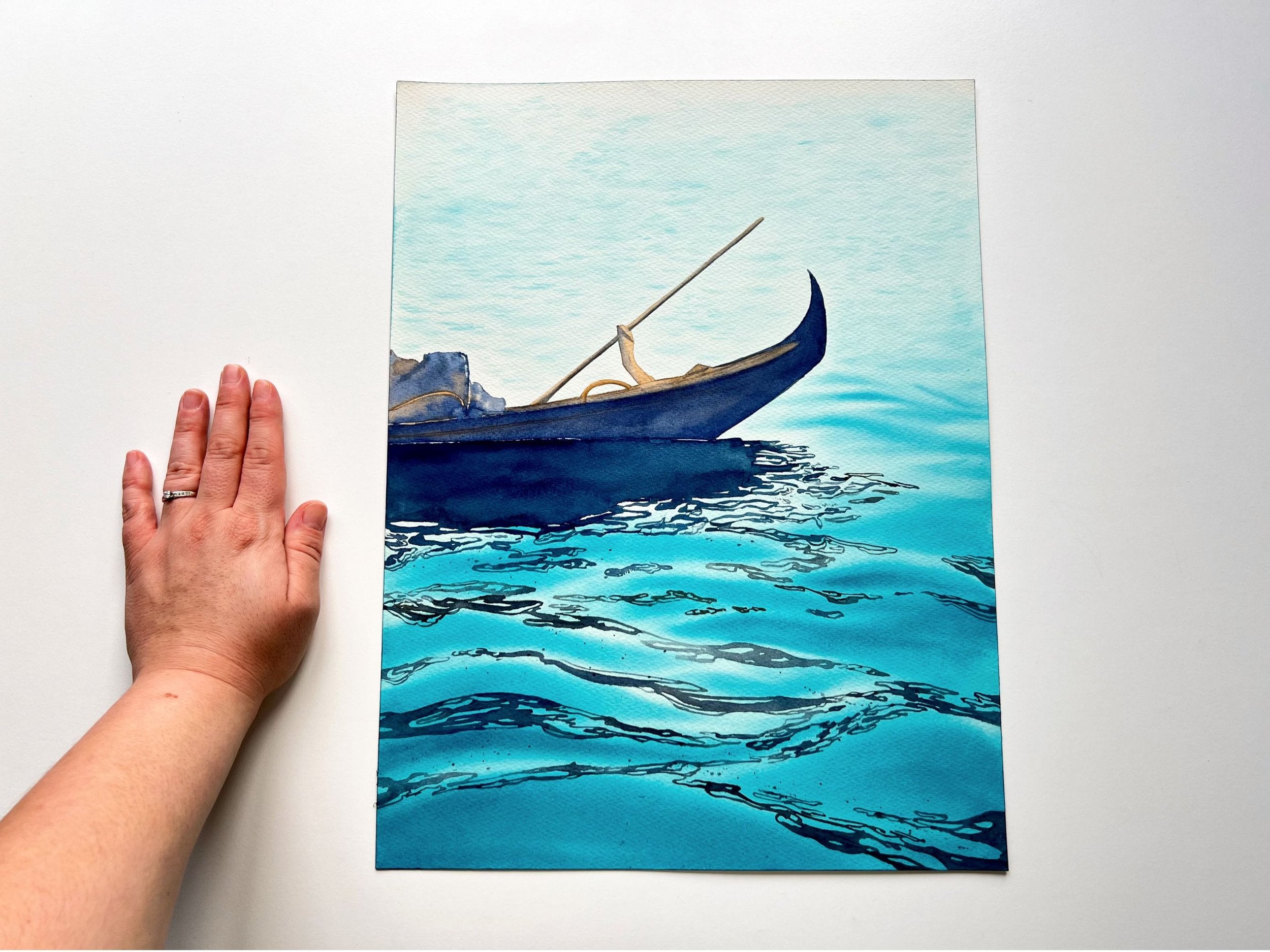 Tales of Reflections - Original Watercolor Painting