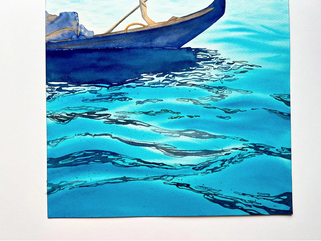 Tales of Reflections - Original Watercolor Painting