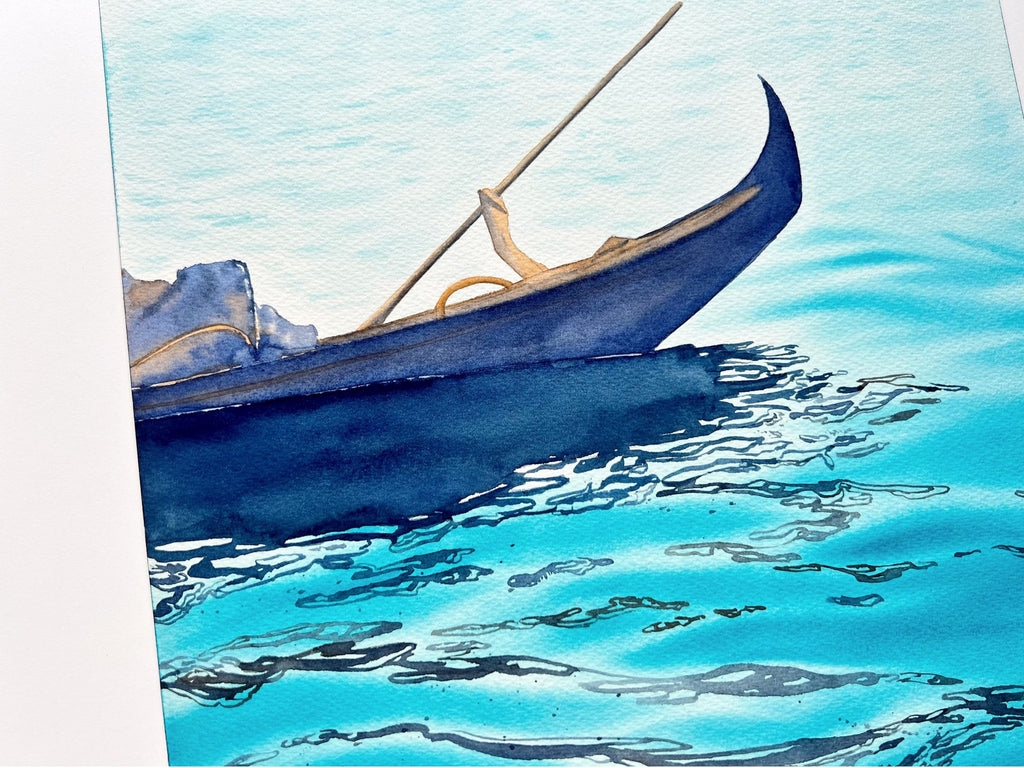 Tales of Reflections - Original Watercolor Painting