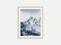 Textures - Original Watercolor Mountain Painting