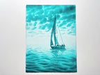 Turquoise Green - Original Watercolor Painting