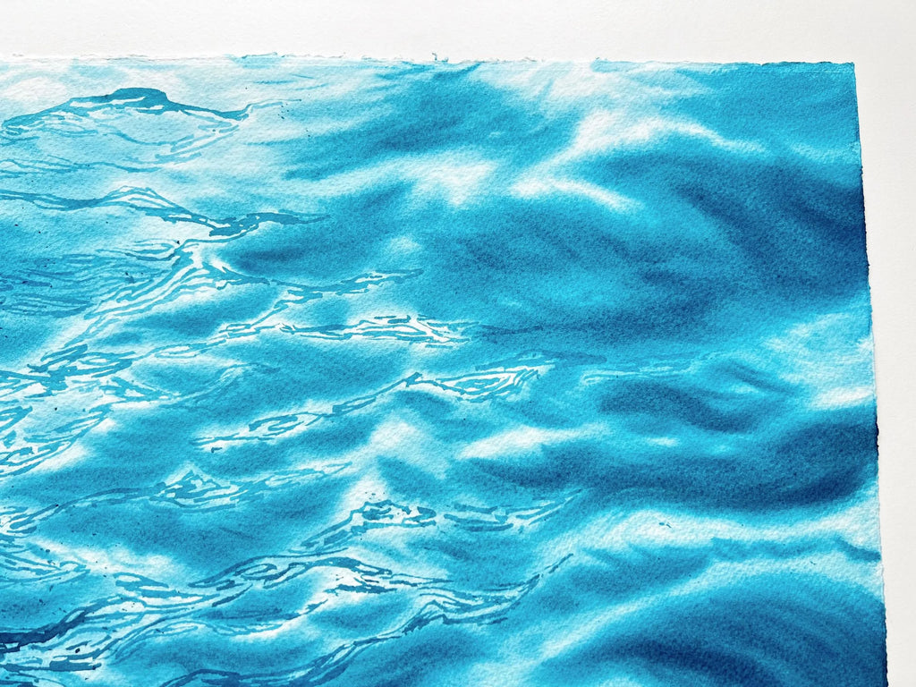 Turquoise Adventures - Original Watercolor Painting