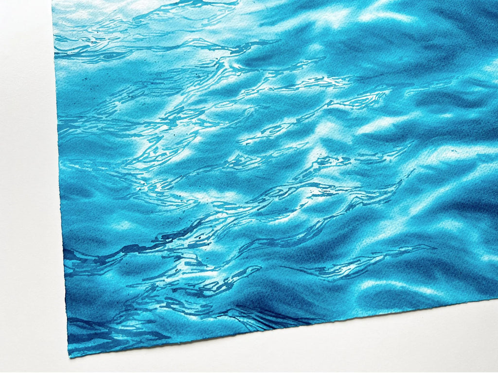 Turquoise Adventures - Original Watercolor Painting