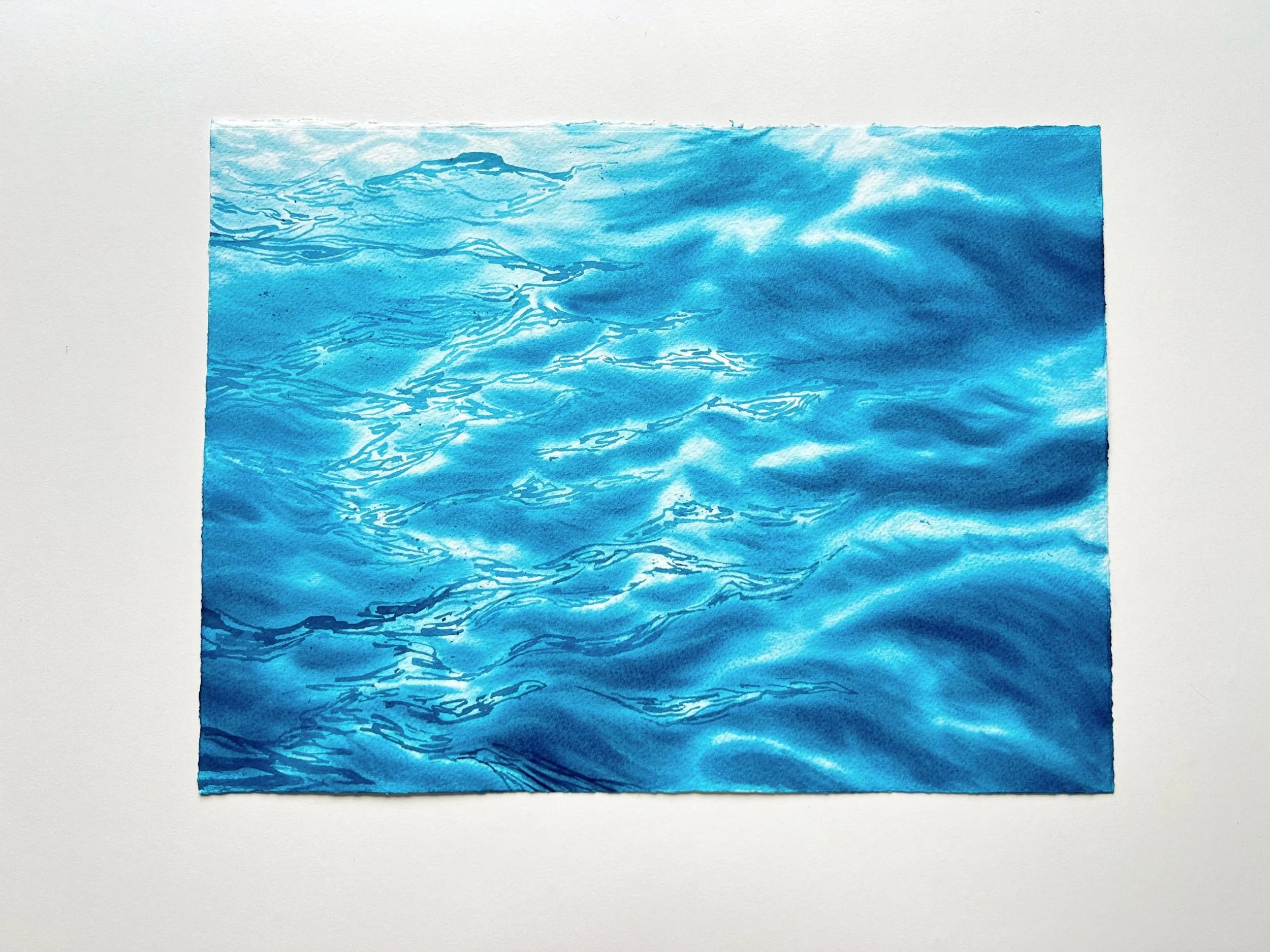 Turquoise Adventures - Original Watercolor Painting