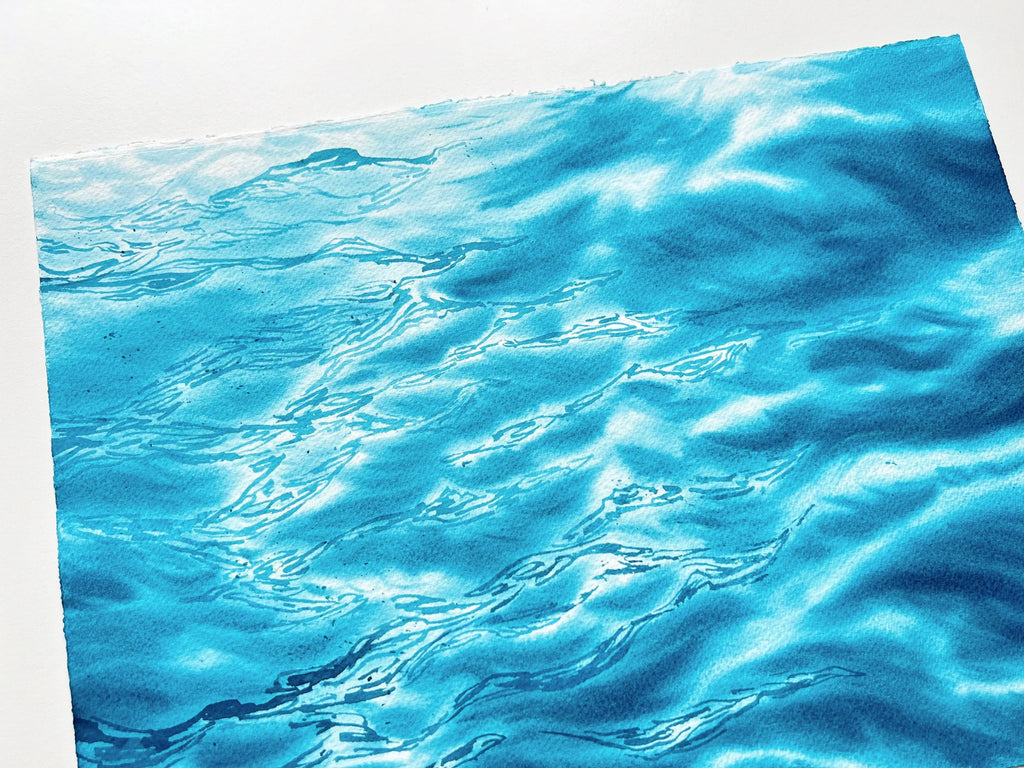Turquoise Adventures - Original Watercolor Painting