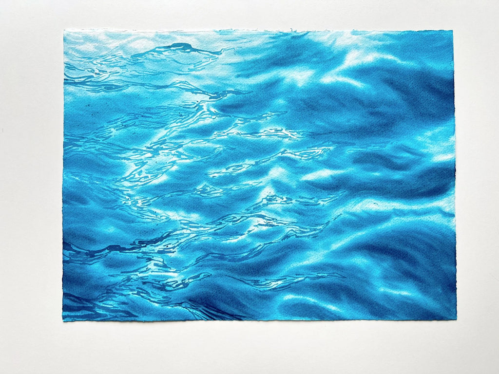 Turquoise Adventures - Original Watercolor Painting