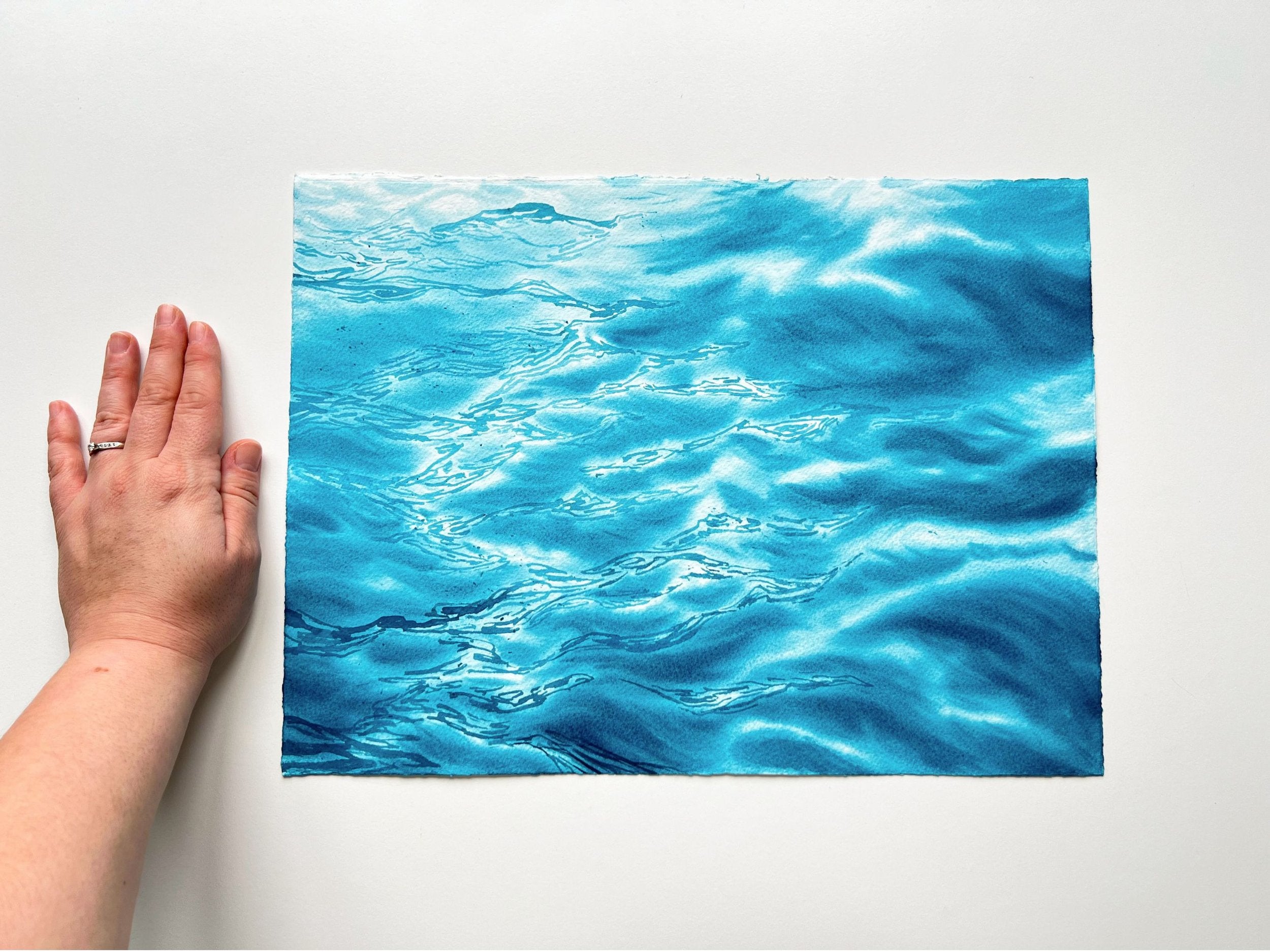 Turquoise Adventures - Original Watercolor Painting