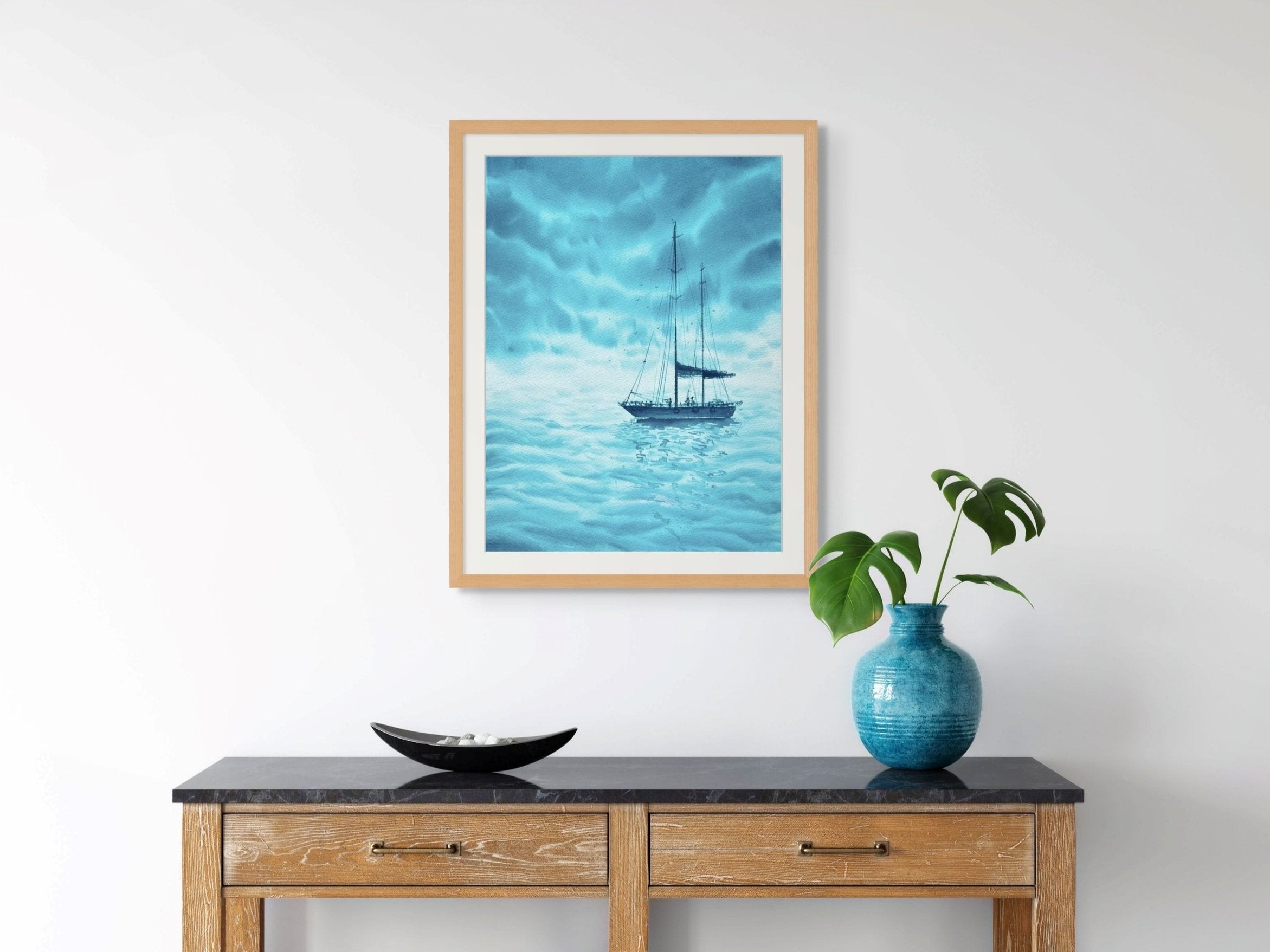 Turquoise Dreams - Original Watercolor Painting