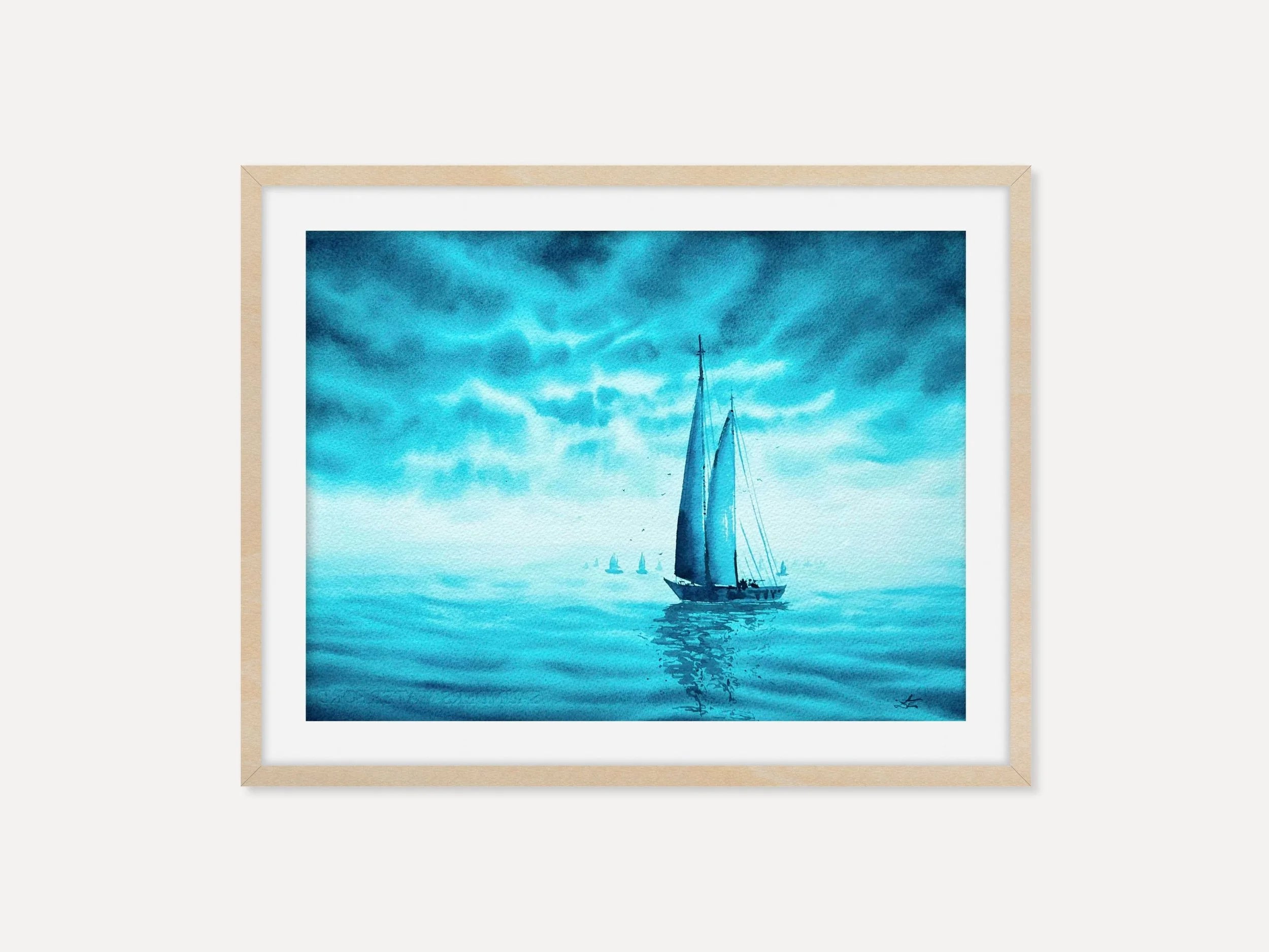 Turquoise Dreams 2 - Original Watercolor Painting