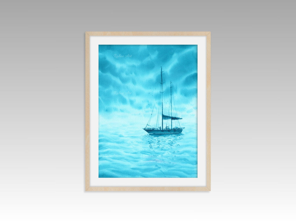 Turquoise Dreams - Original Watercolor Painting