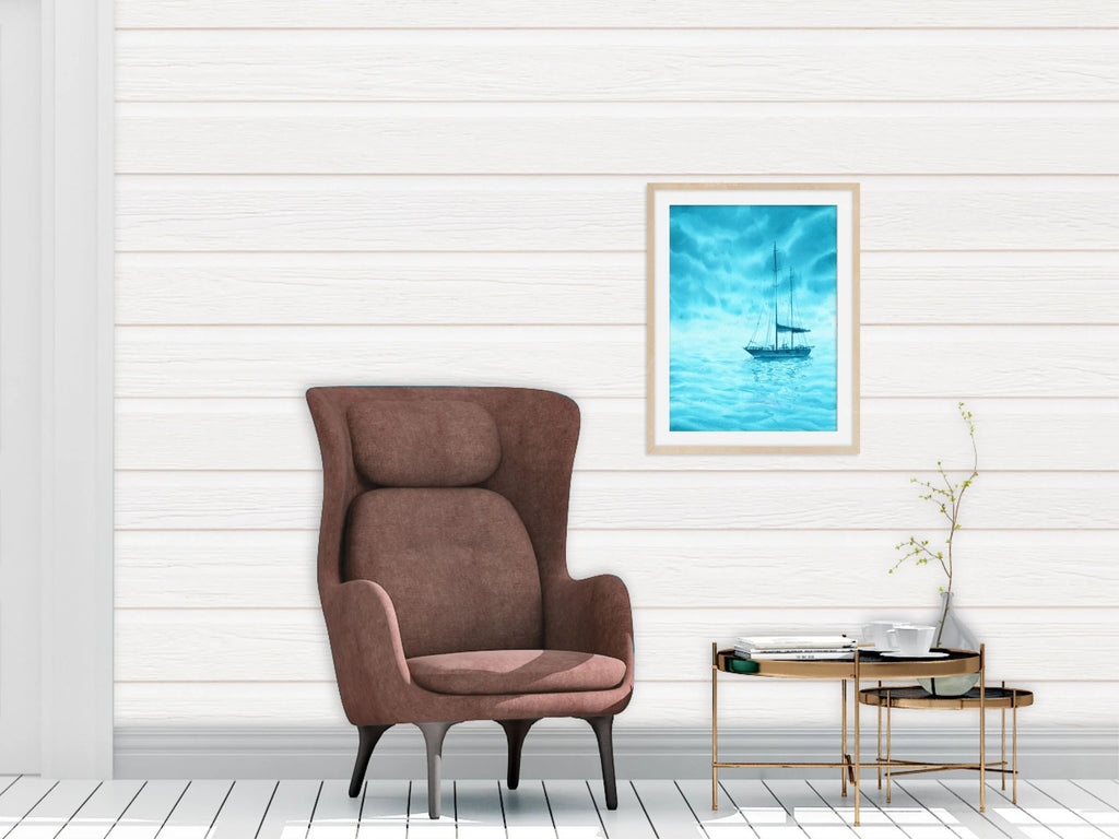 Turquoise Dreams - Original Watercolor Painting