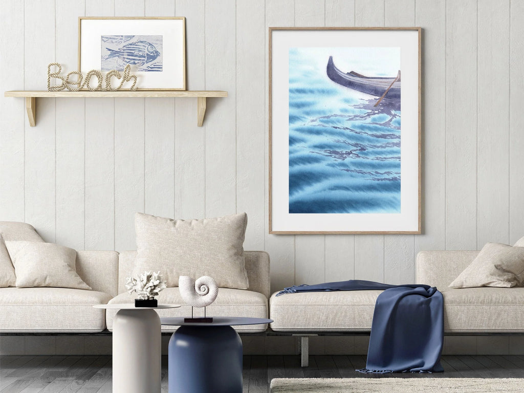 Gondola in Venice - Art Print