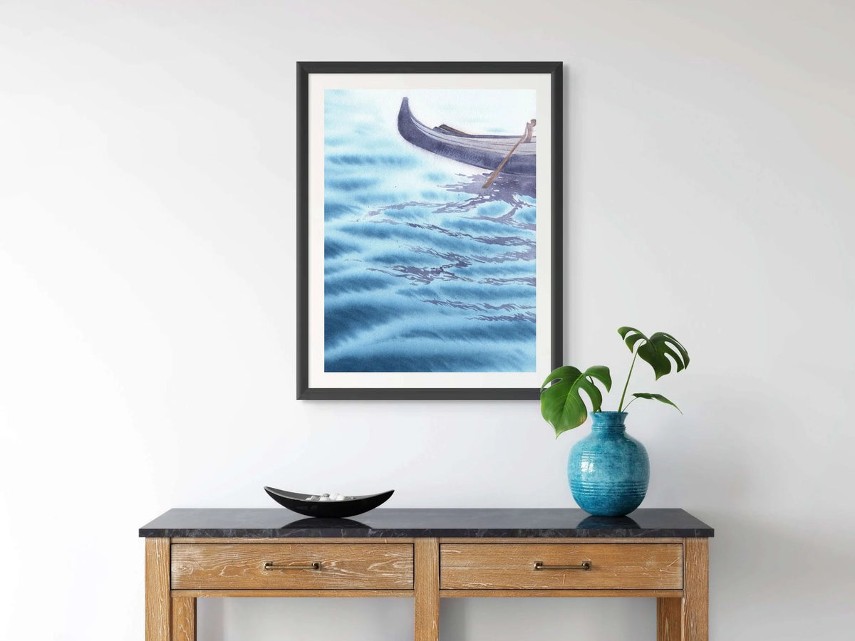Gondola in Venice - Art Print