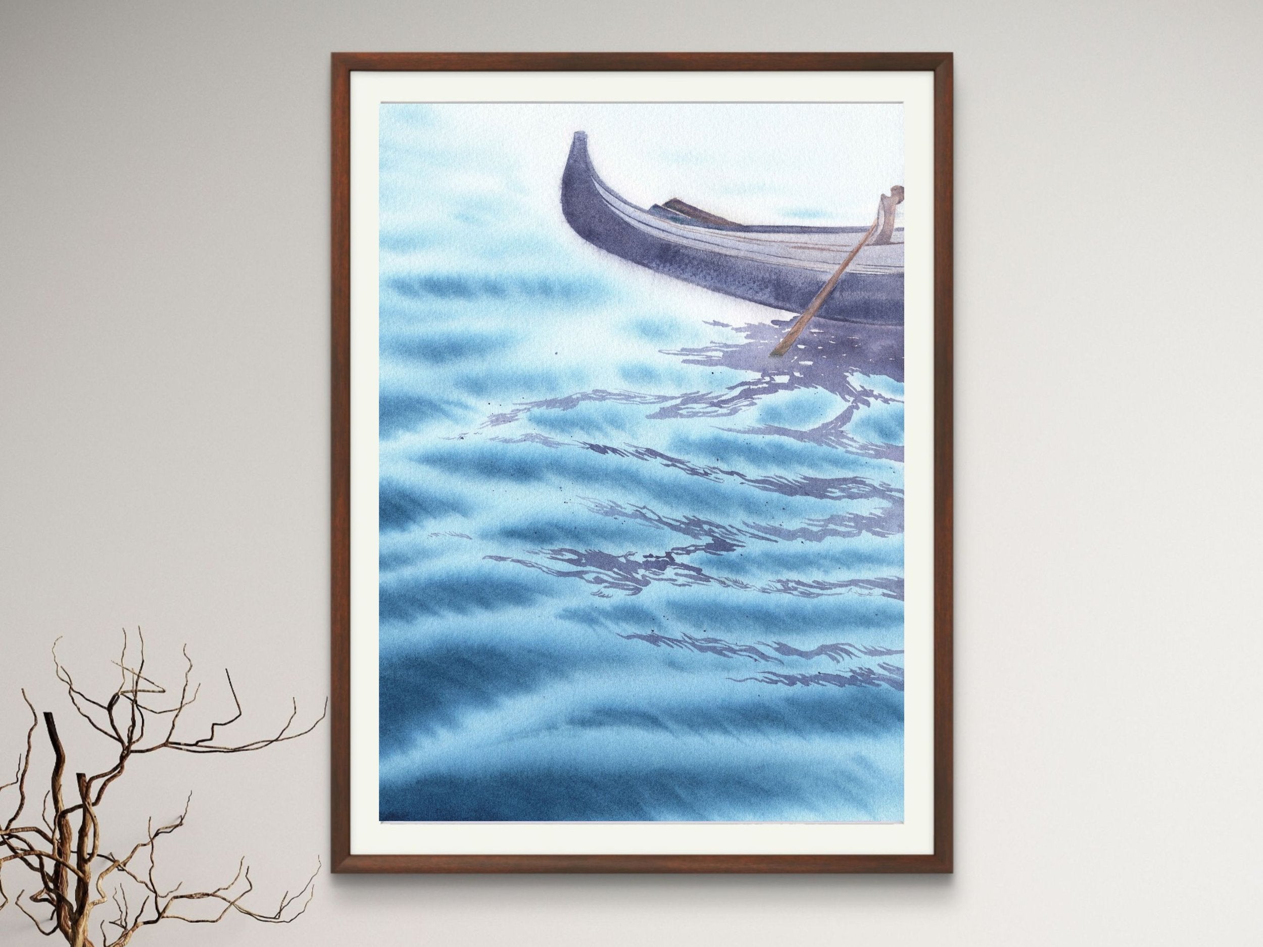 Gondola in Venice - Art Print