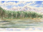 Forest Lake Landscape - Art Print