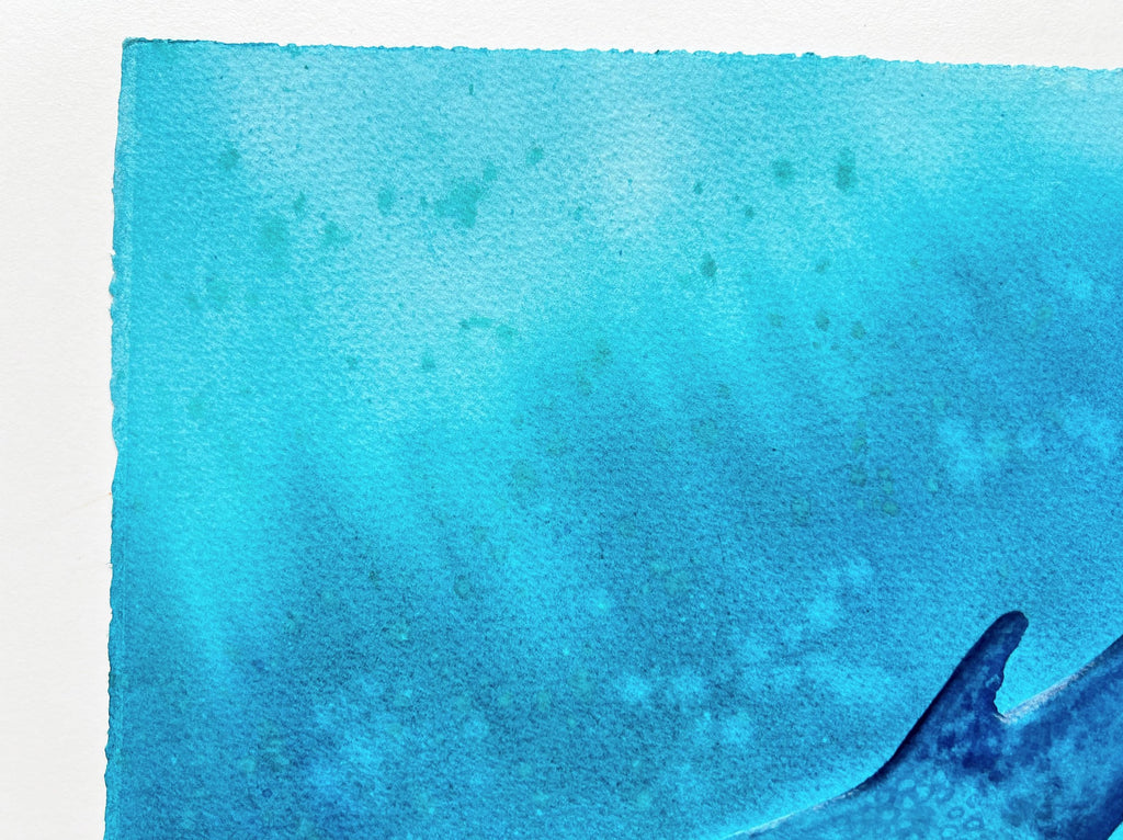 Whale Shark  - Original Watercolor Painting