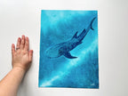 Whale Shark  - Original Watercolor Painting