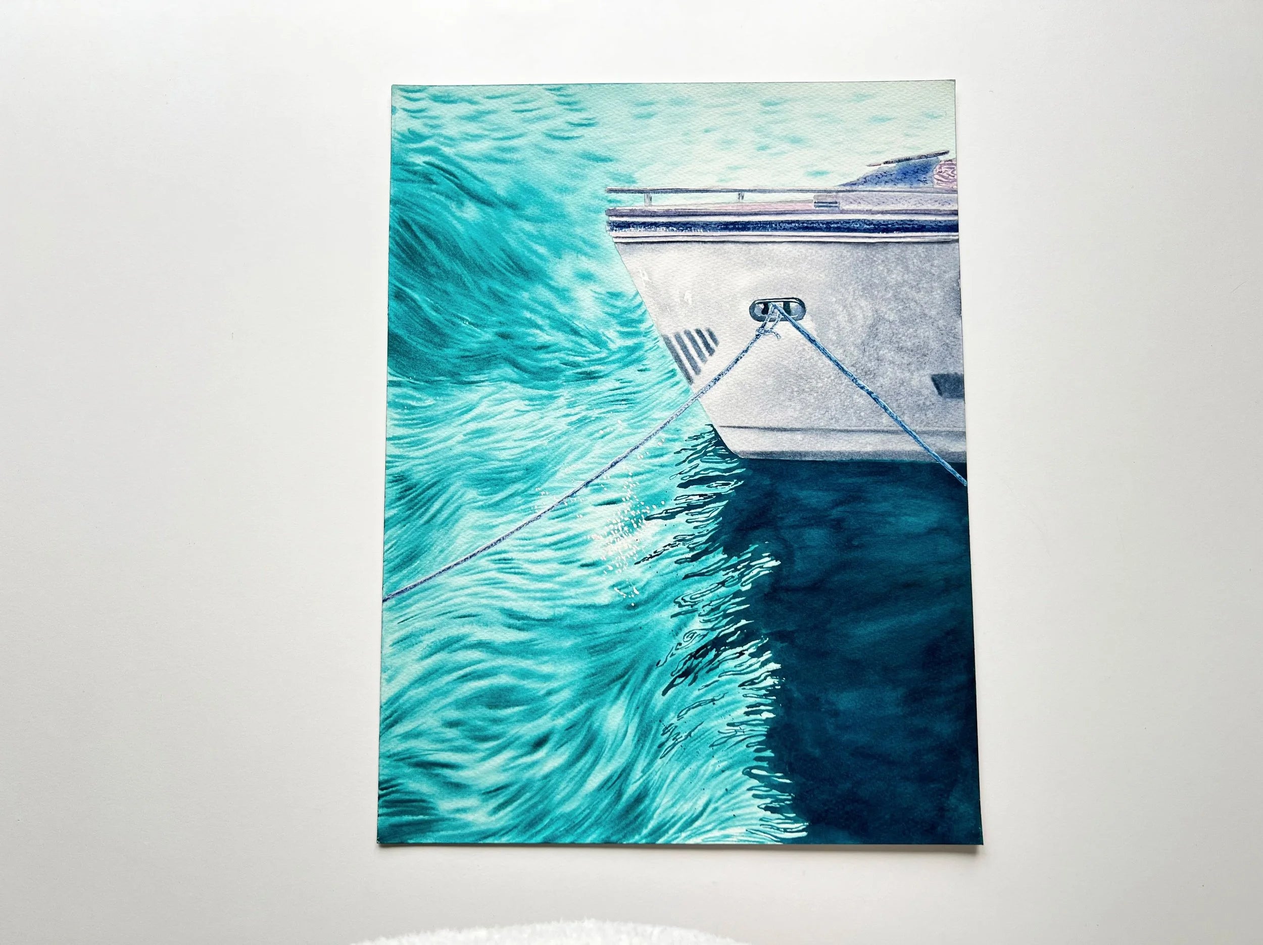 Wind  - Original Watercolor Painting