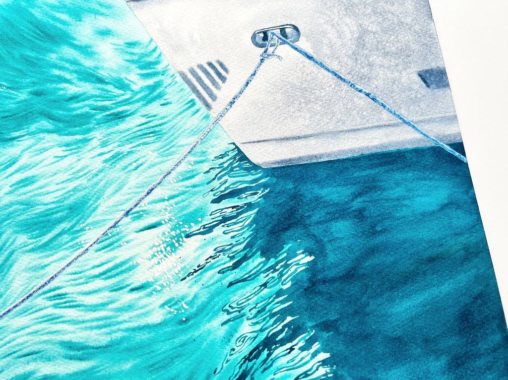 Wind  - Original Watercolor Painting