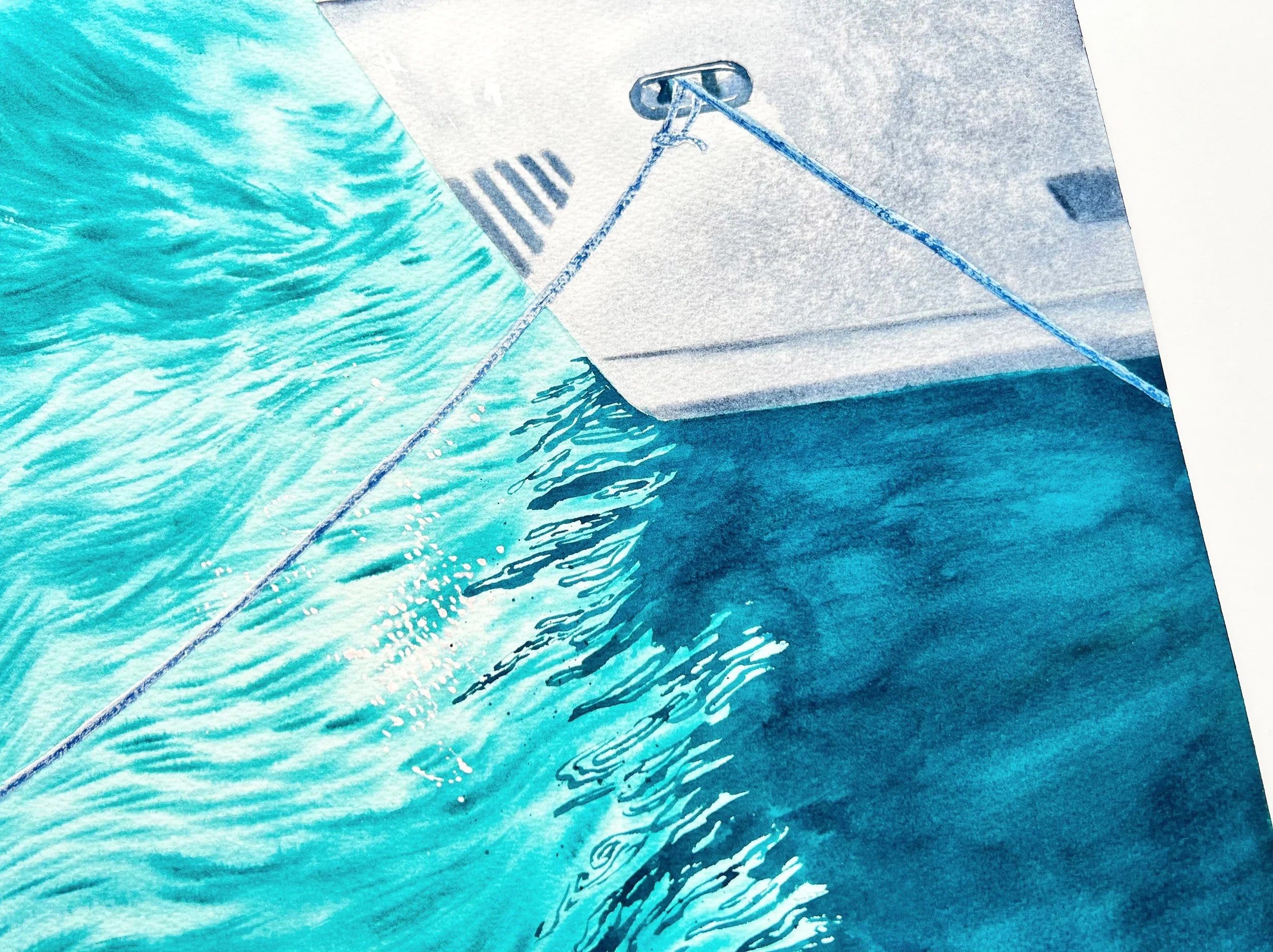 Wind  - Original Watercolor Painting