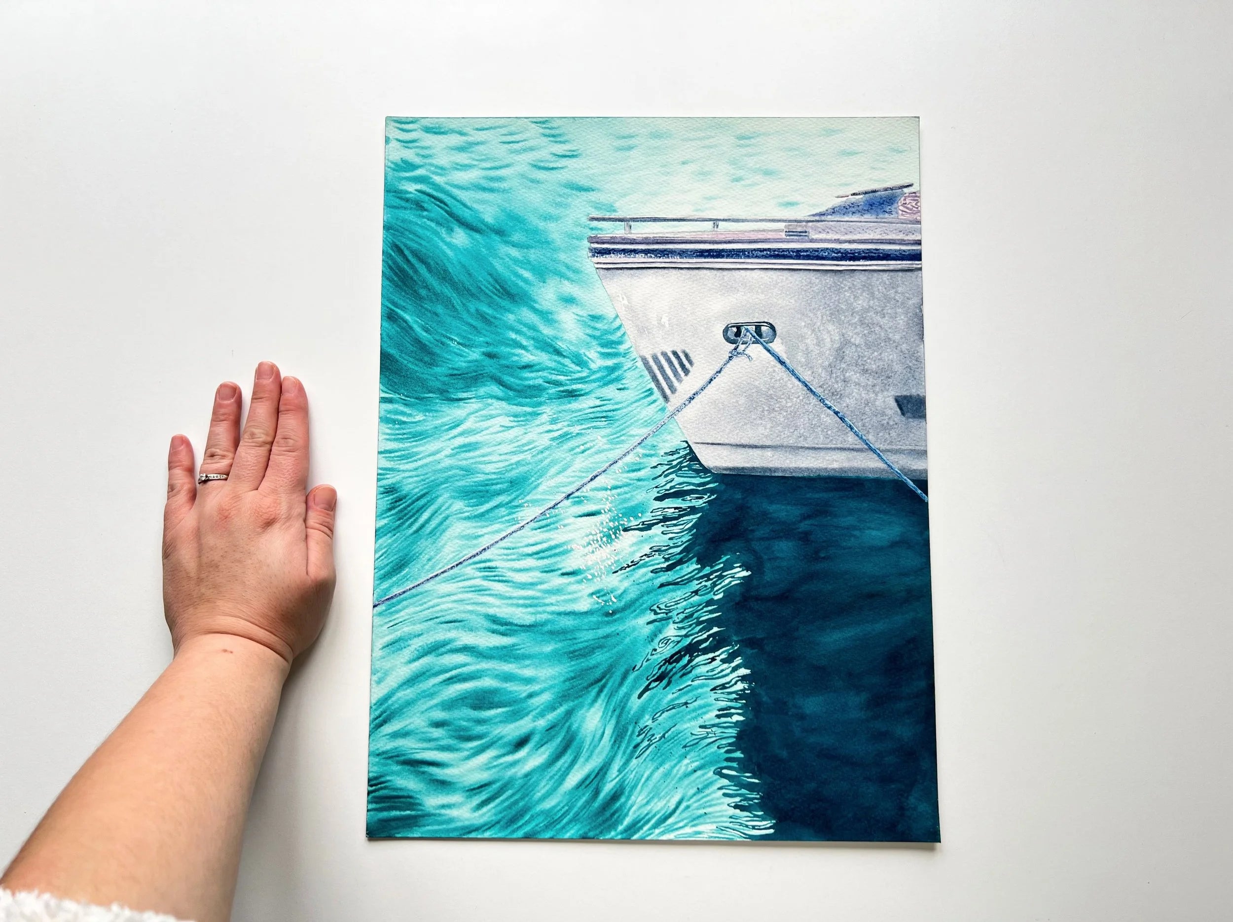 Wind  - Original Watercolor Painting