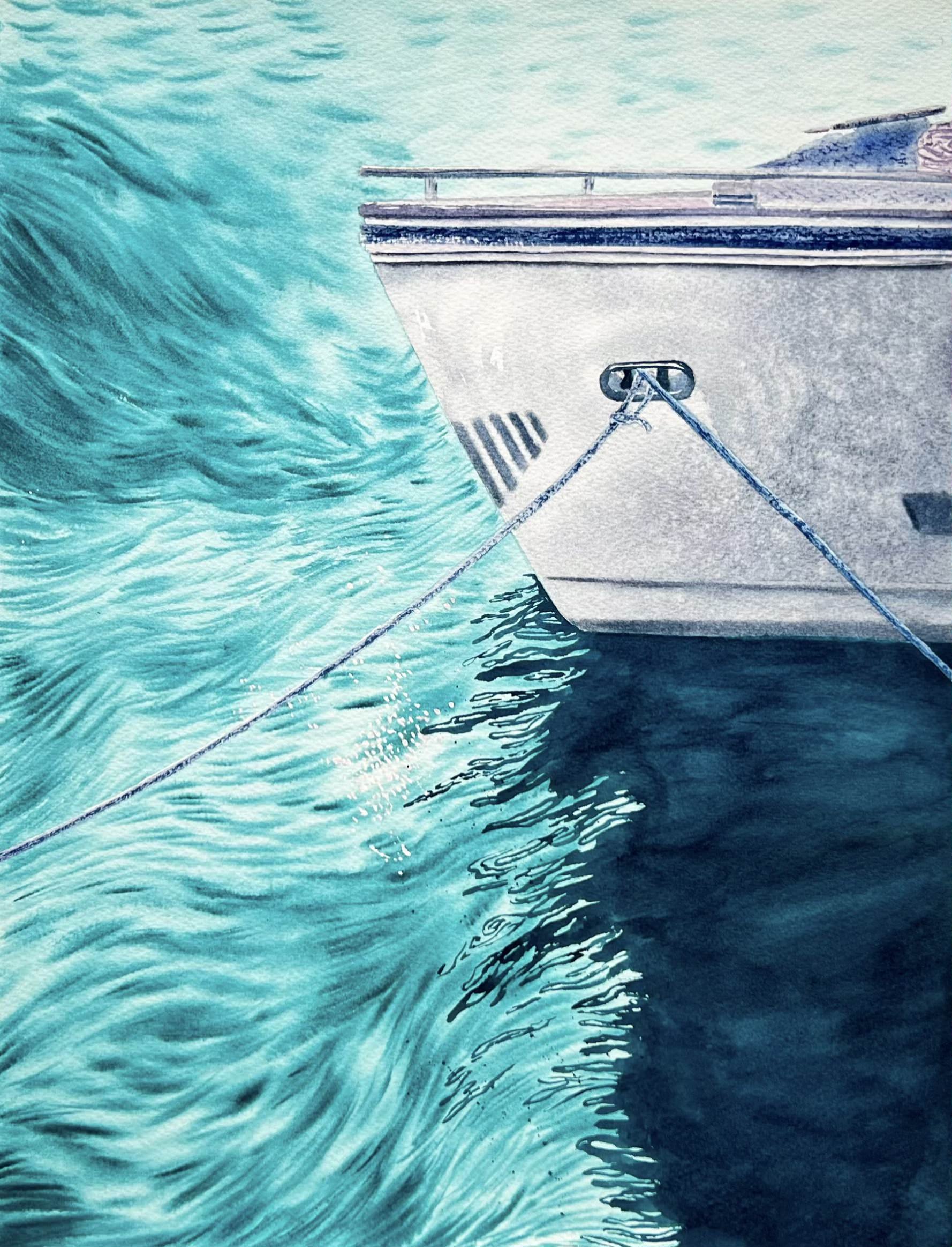 Wind  - Original Watercolor Painting