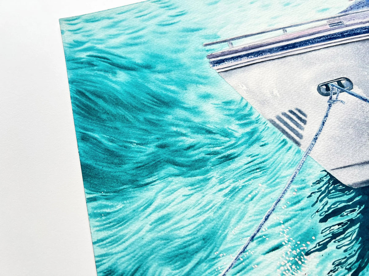 Wind  - Original Watercolor Painting