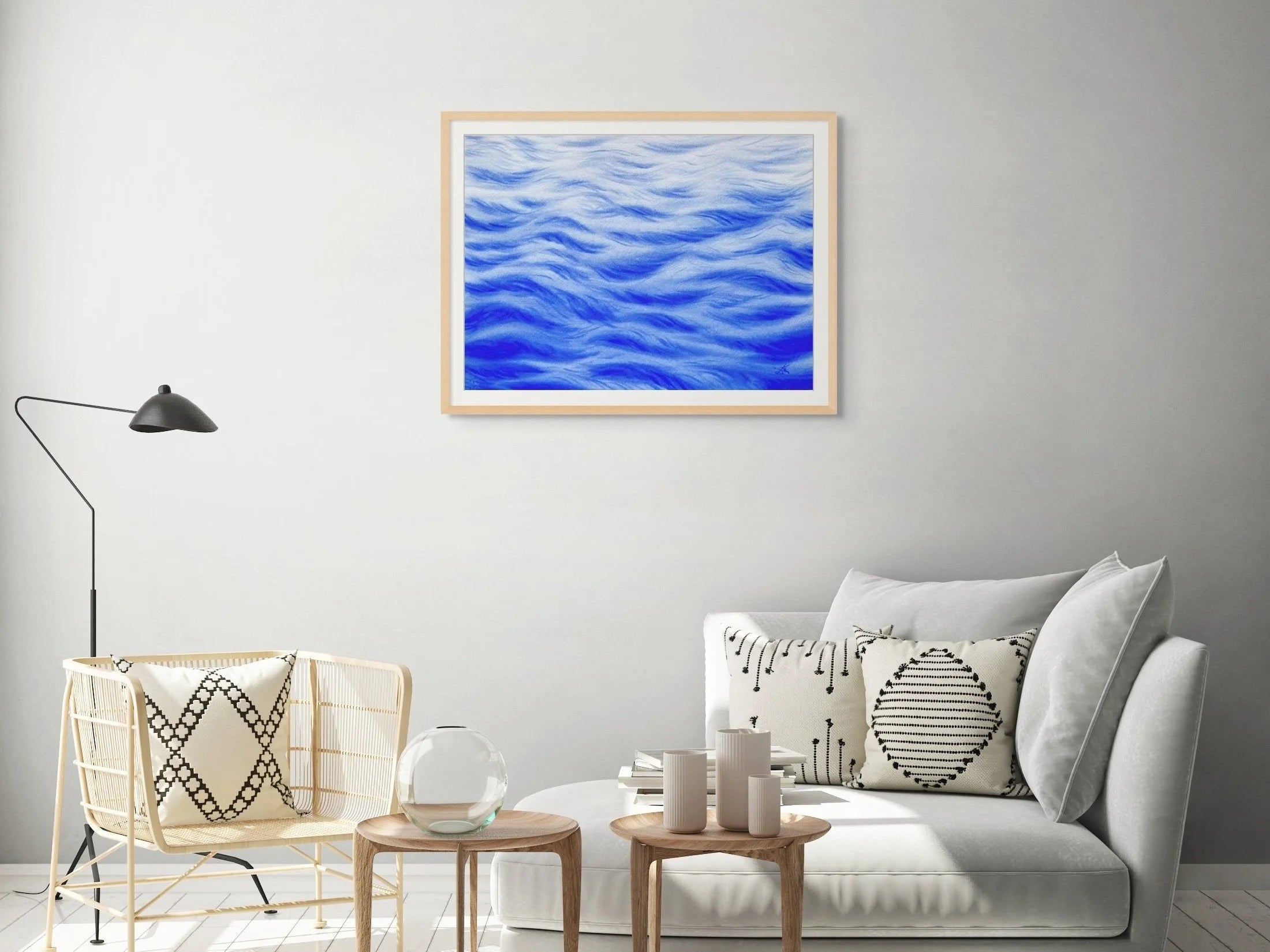 A Touch of Wind - Original Watercolor Painting