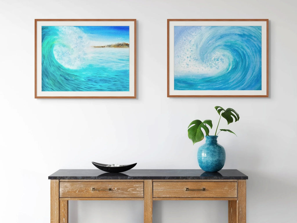 Echo of the Deep  - Original Watercolor Painting