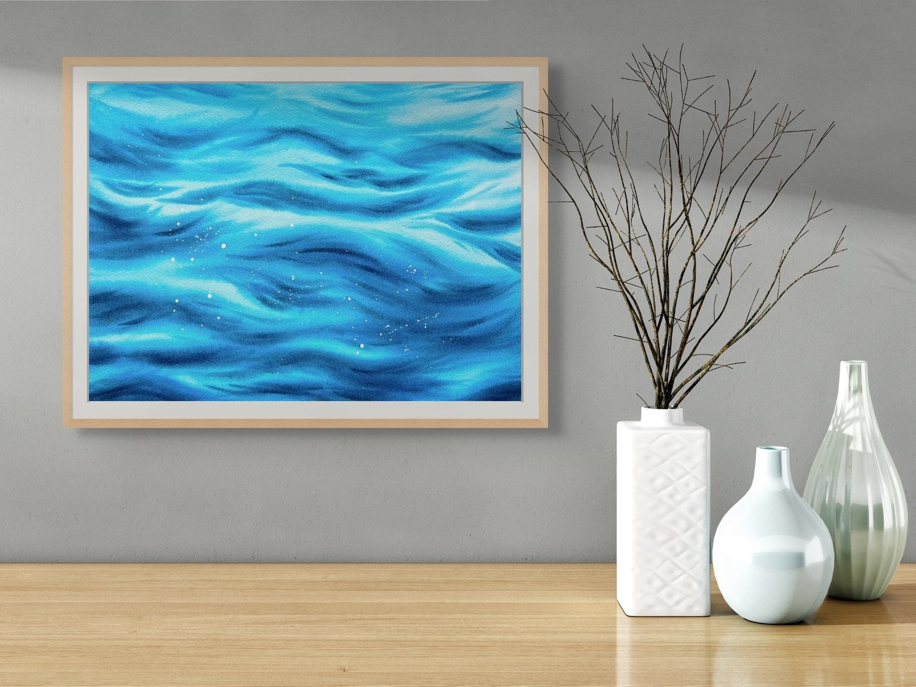 Calm Water - Original Watercolor Painting
