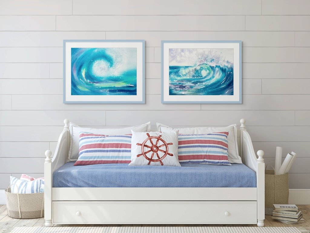 Colourful Cascades  - Original Watercolor Painting